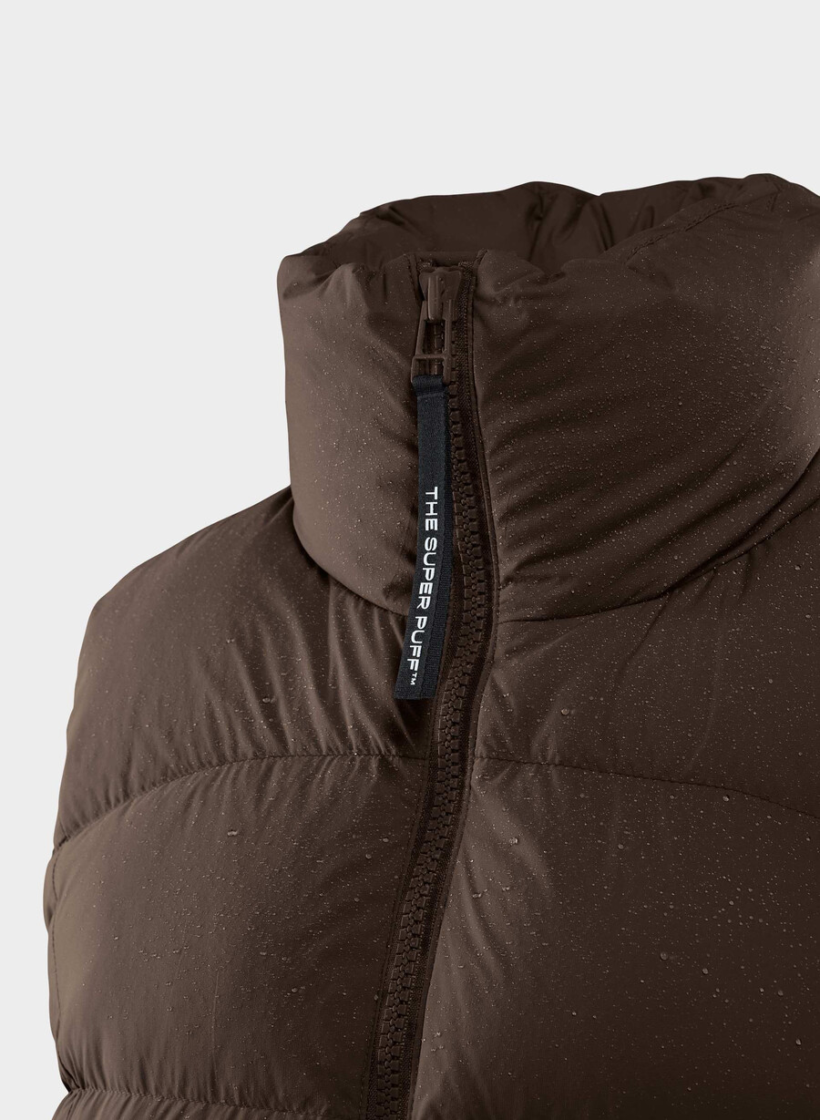 il gilet supersnug puff - climatte rich mocha brown