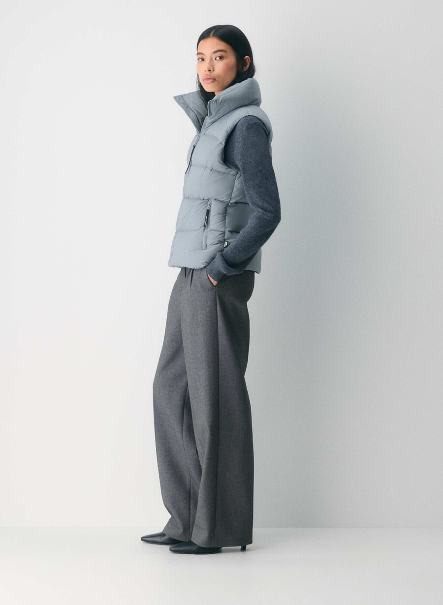 il gilet supersnug puff - climatte slab blue