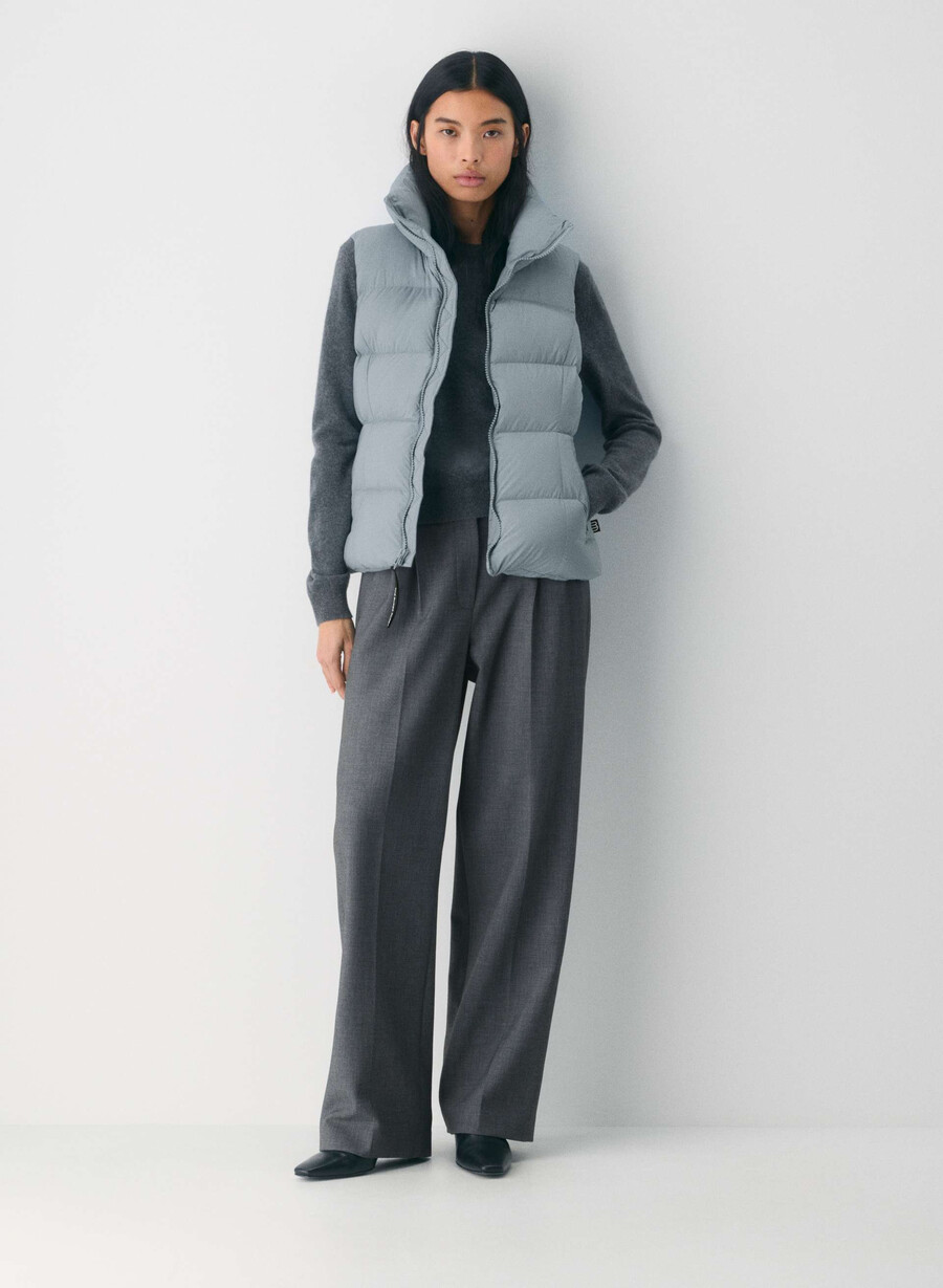 il gilet supersnug puff - climatte slab blue