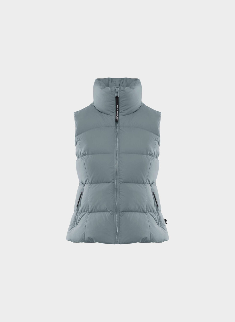 il gilet supersnug puff - climatte slab blue