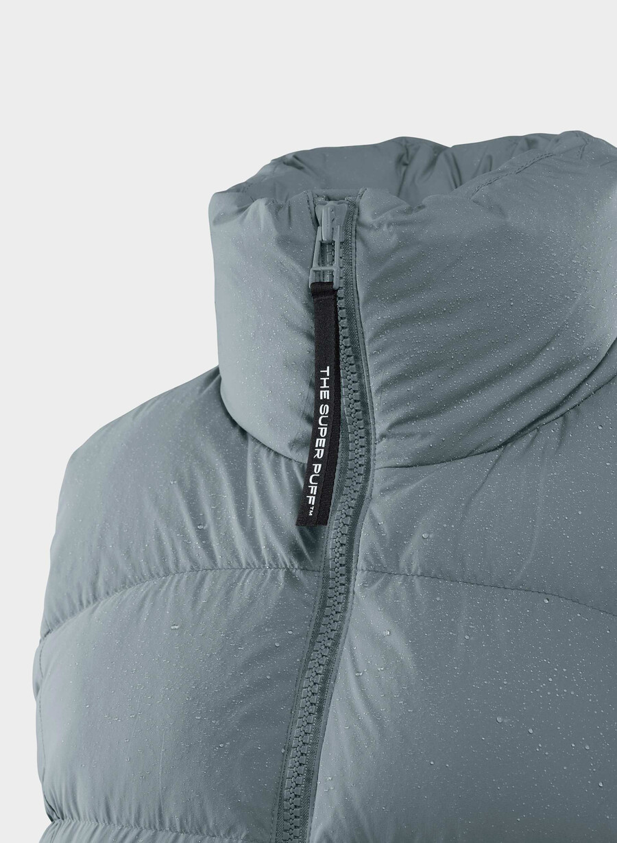 il gilet supersnug puff - climatte slab blue