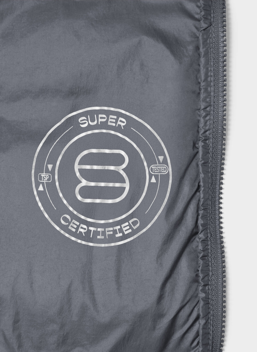 il gilet superstuff puff - lite shine vintage navy