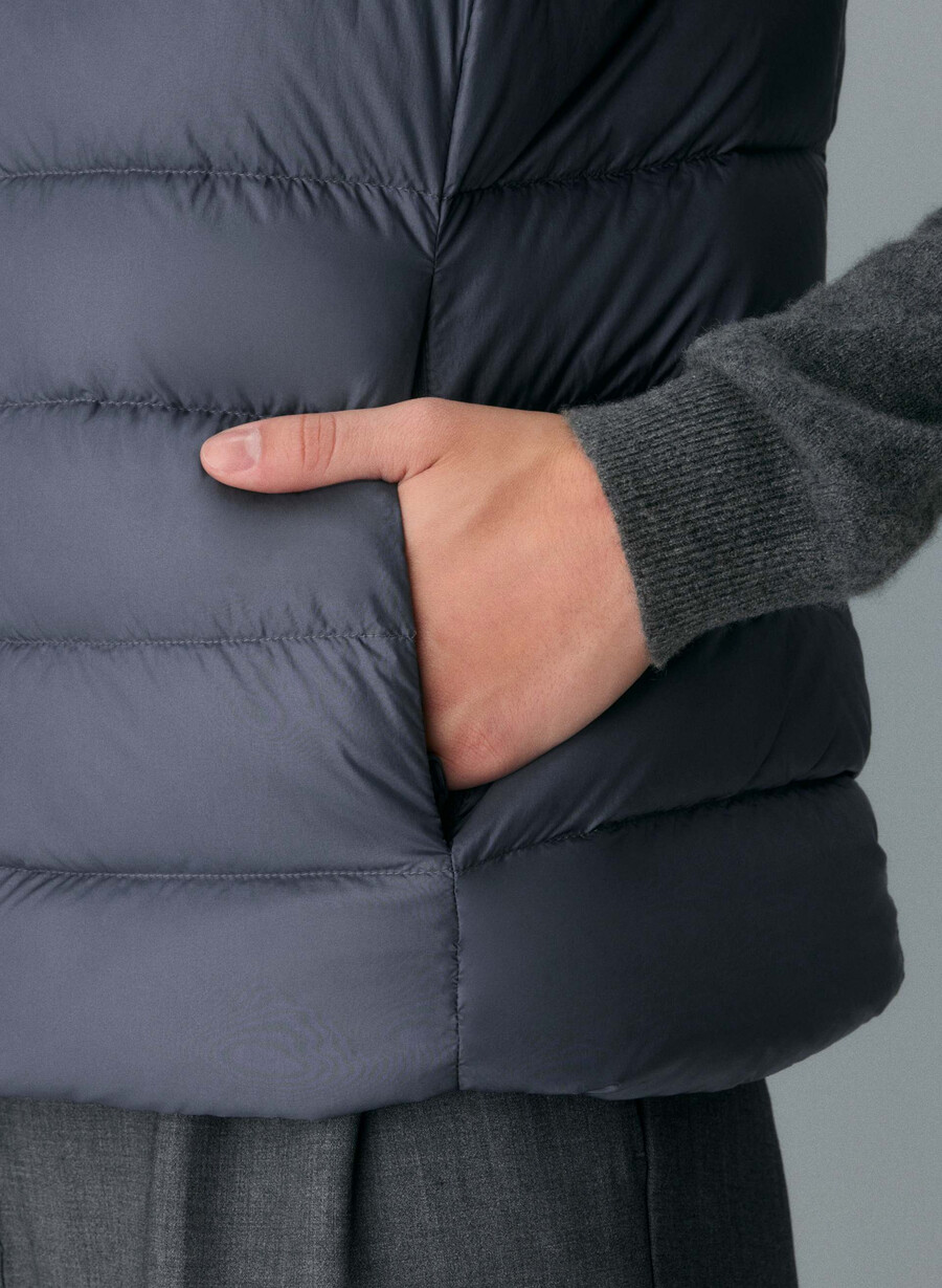 il gilet superstuff puff - lite shine vintage navy