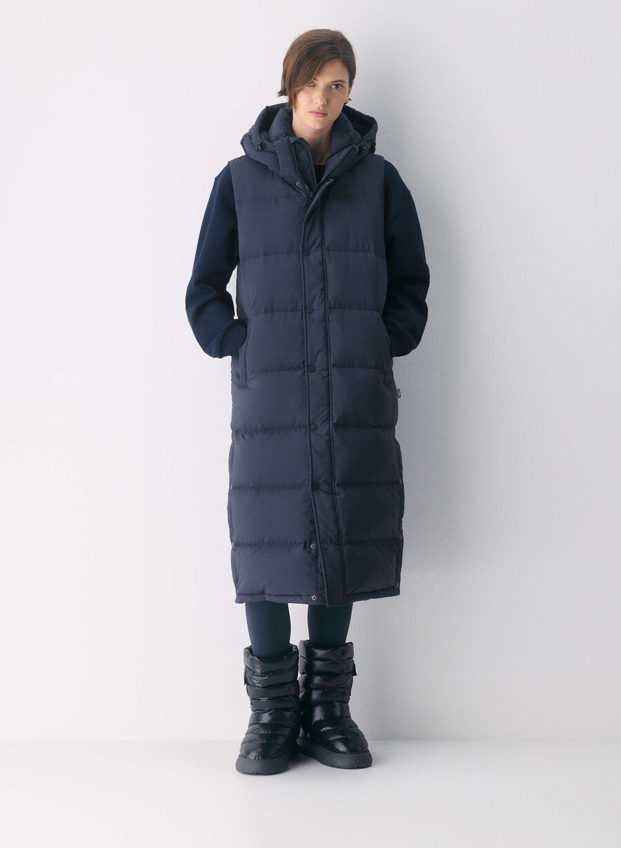gilet lungo the super puff - climatte admiral