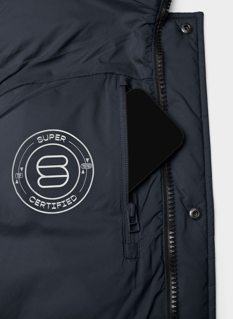 gilet lungo the super puff - climatte admiral