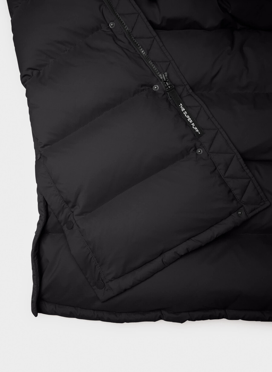gilet lungo the super puff - climatte nero