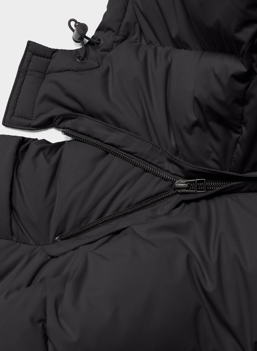 gilet lungo the super puff - climatte nero