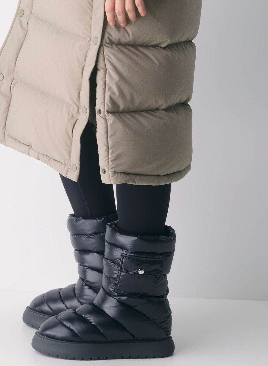 the super puff gilet lungo - climatte modern taupe