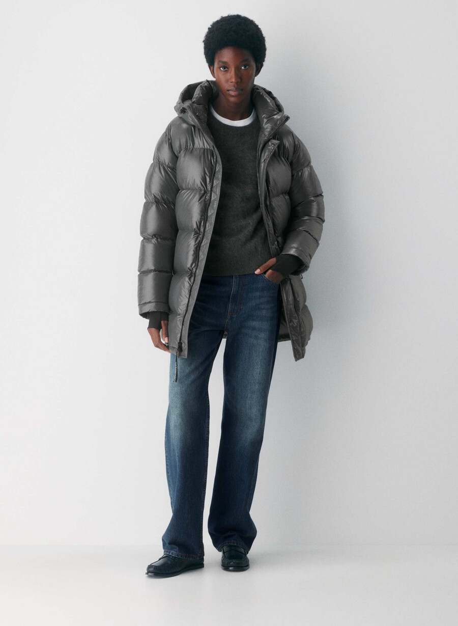 the super puff mid - hi-gloss grigio carbone