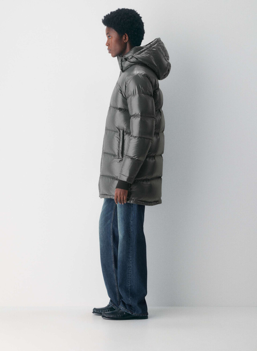 the super puff mid - hi-gloss grigio carbone