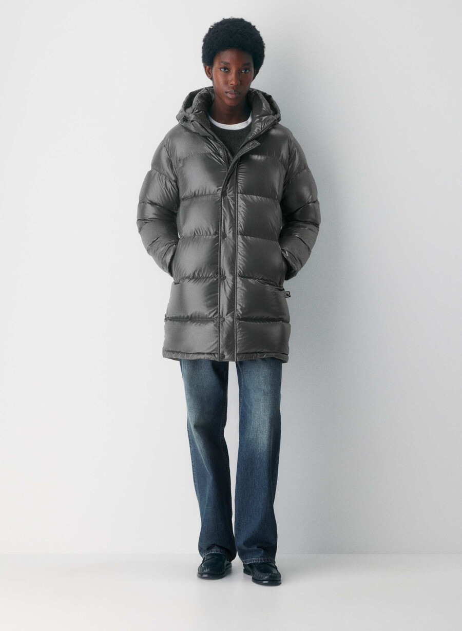 the super puff mid - hi-gloss grigio carbone