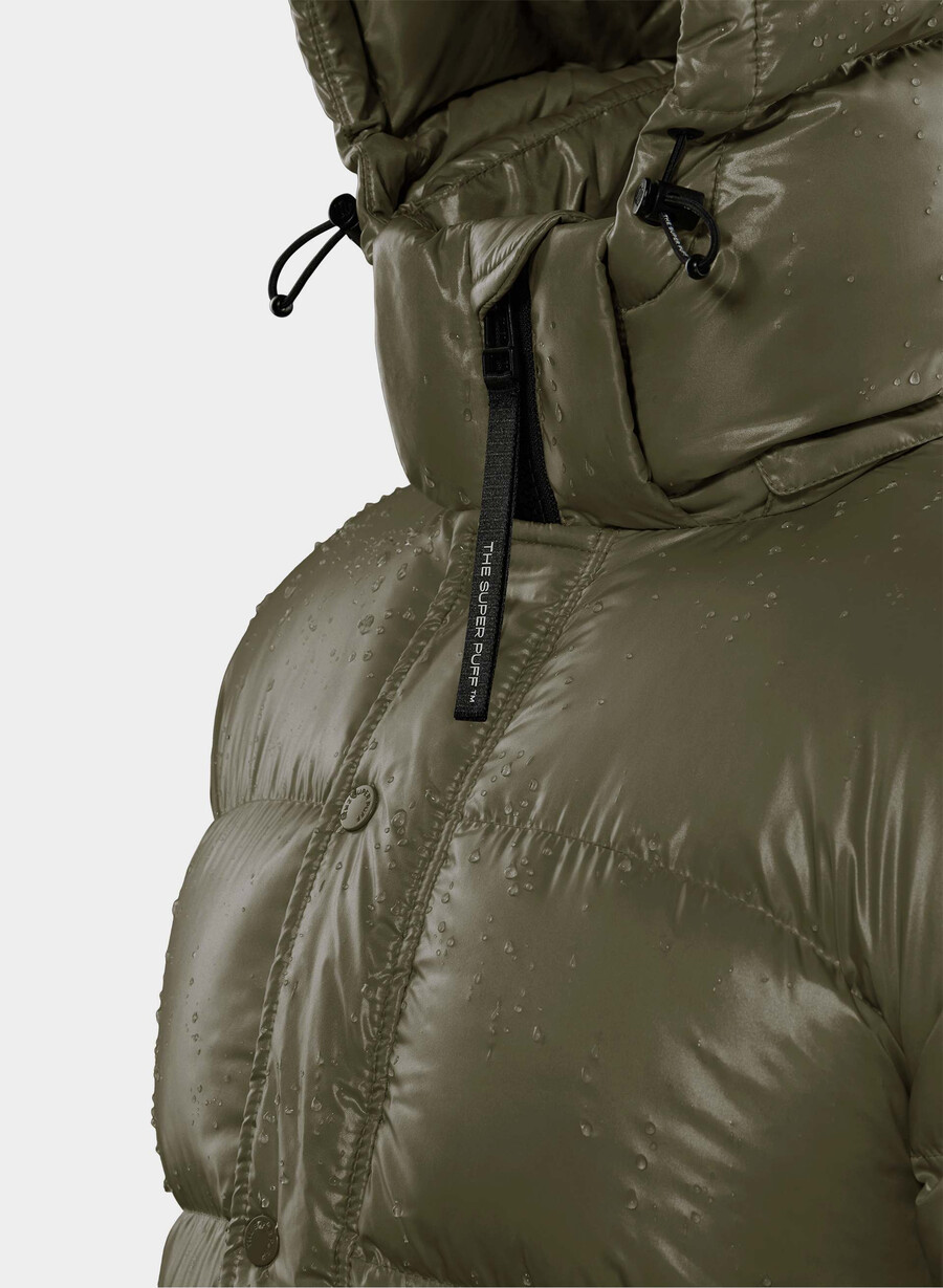 the super puff mid - hi-gloss dark olive