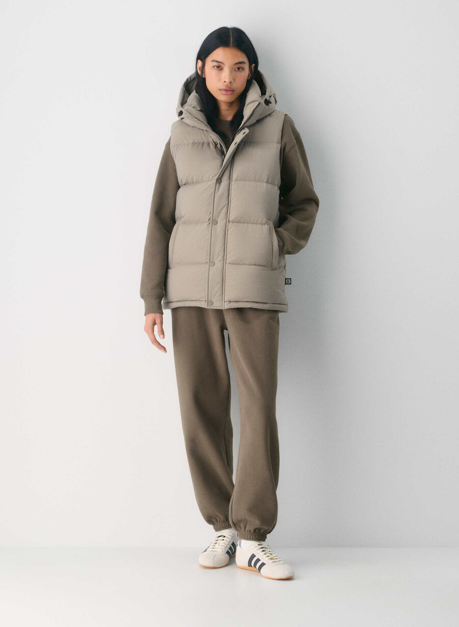 il gilet superpuff lohip - climatte modern taupe