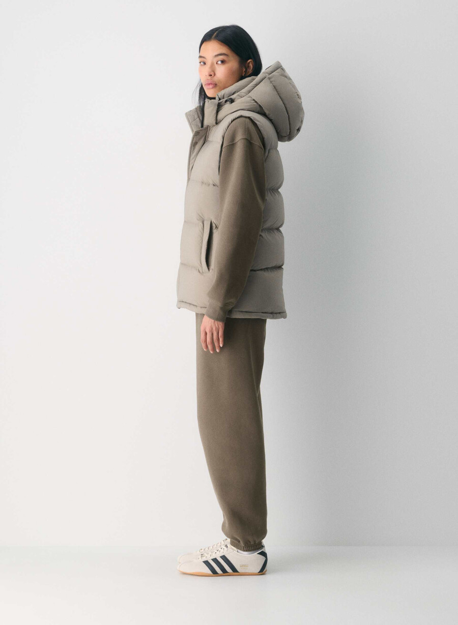 il gilet superpuff lohip - climatte modern taupe