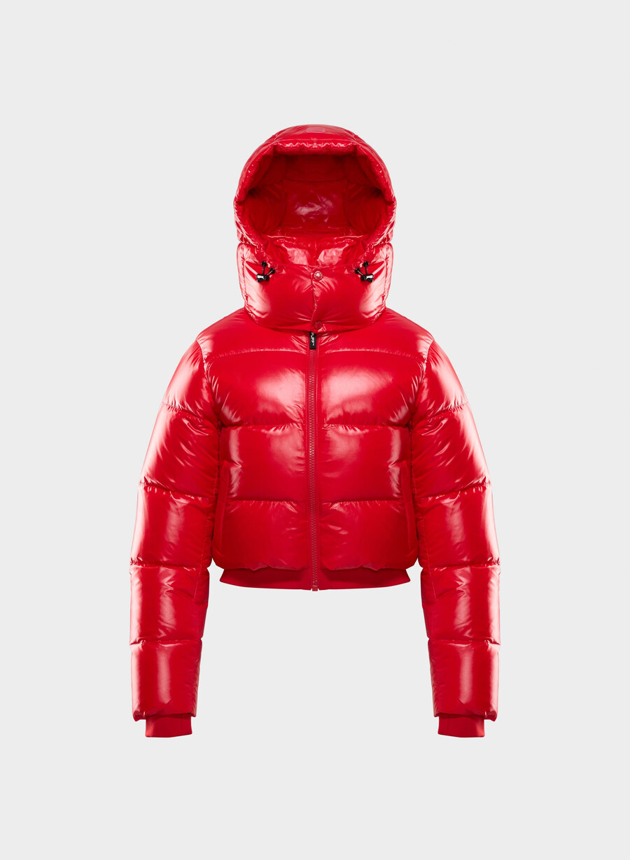 the super resort puff - rosso lampeggiante hi-gloss