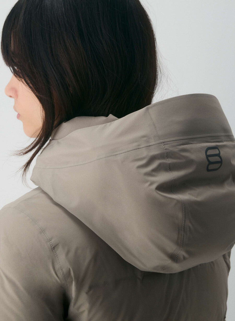 supersnug puff₂o - rainstop taupe moderno
