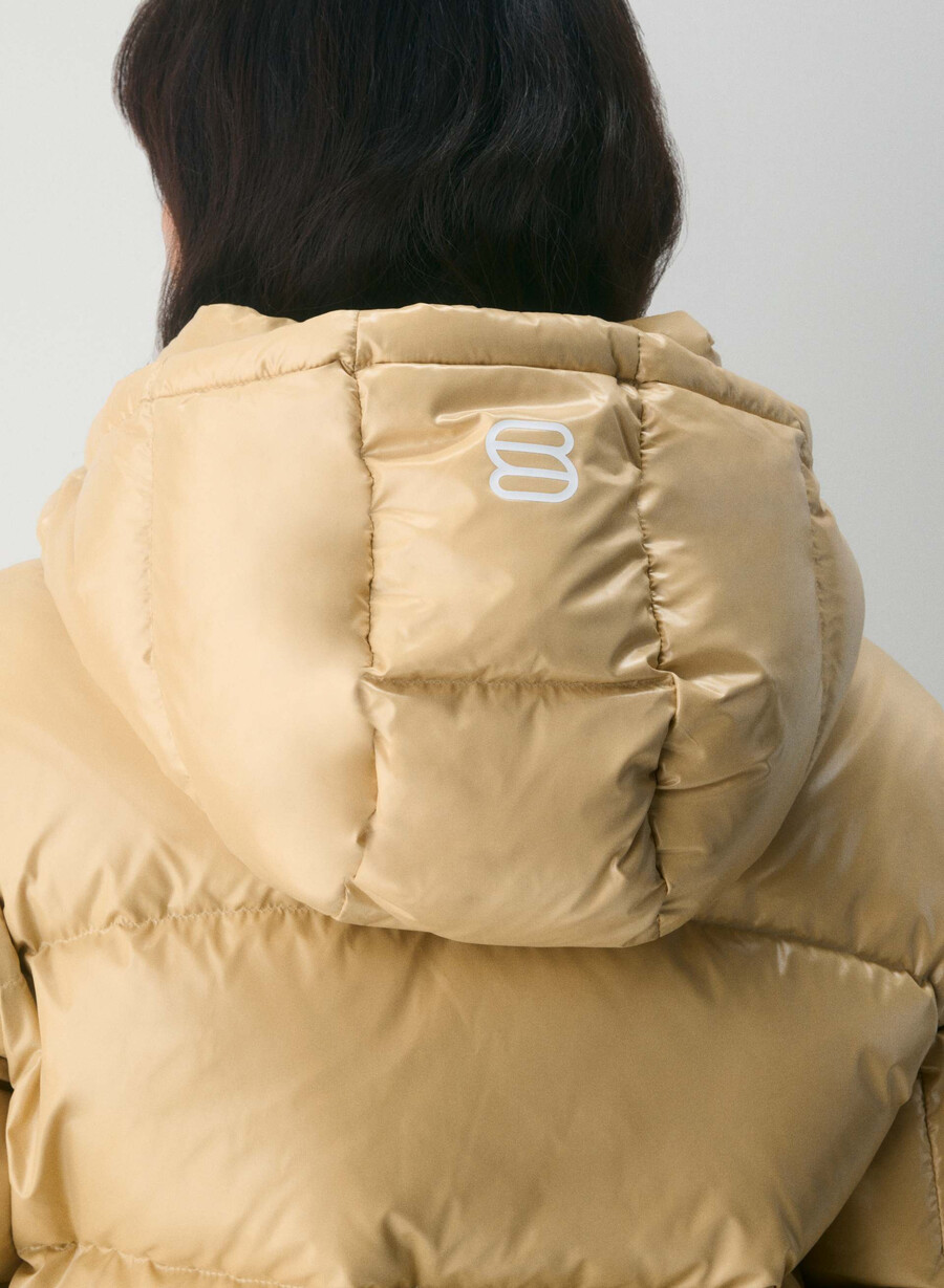 superpuff xtrashorty - mica beige lucido