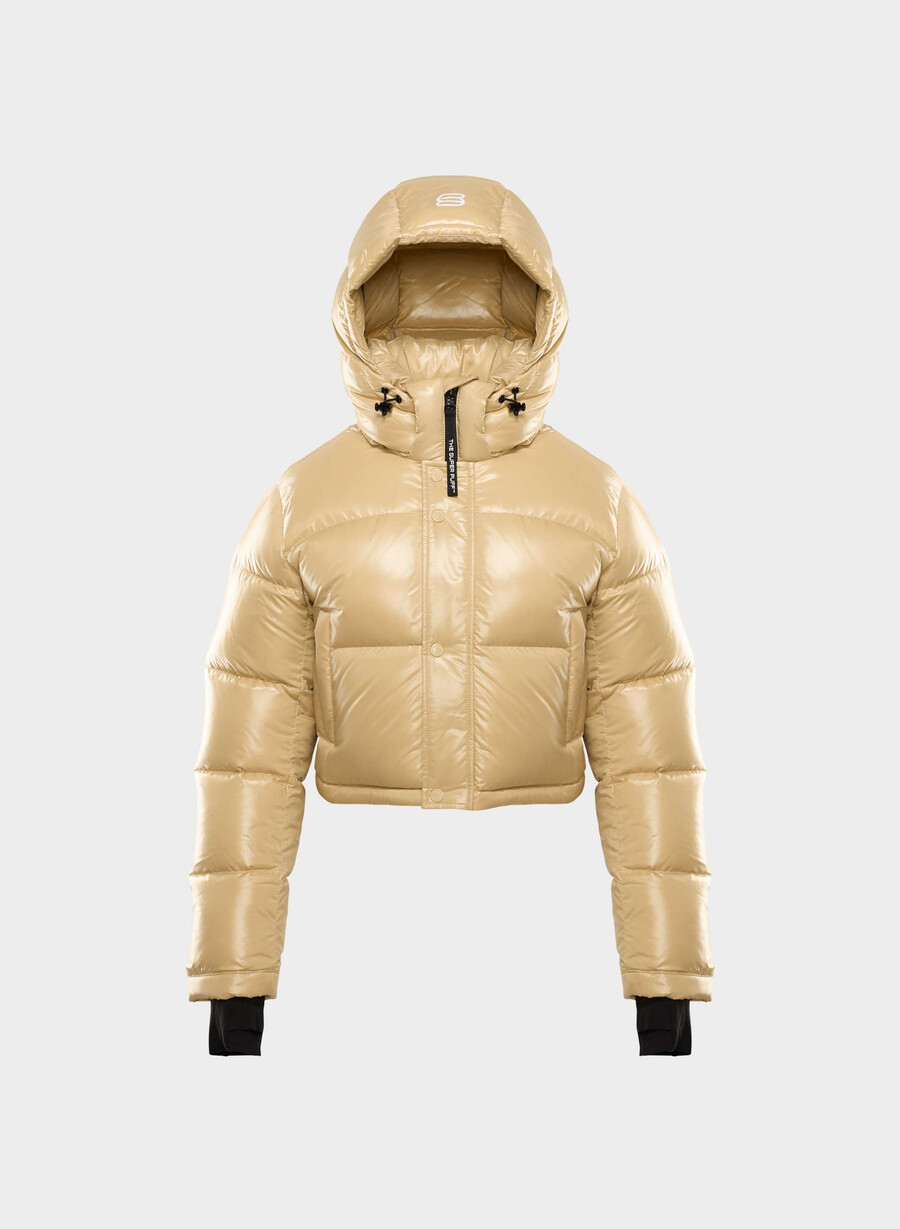 superpuff xtrashorty - mica beige lucido