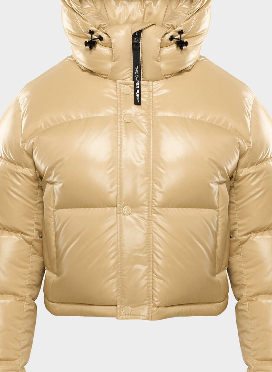 superpuff xtrashorty - mica beige lucido